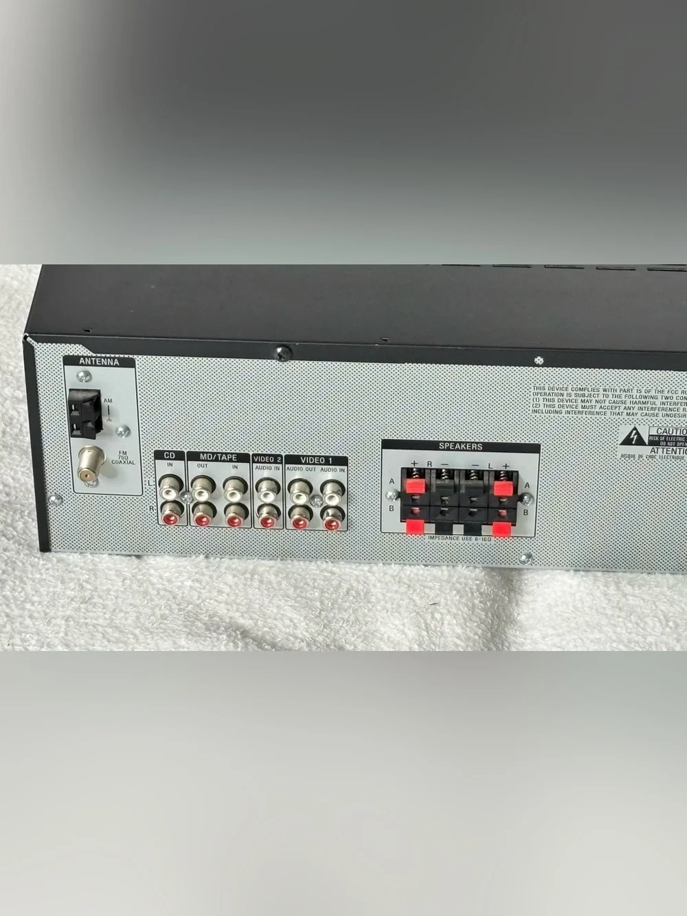 Sony Black Car Audio Video Amplifier Receiver